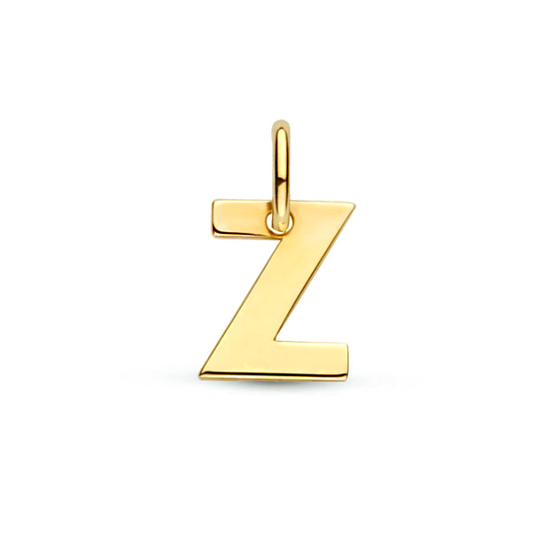 Letter Z - Hanger van 14 Karaat Geelgoud - 5 x 6 mm