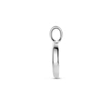 Gerhodineerd Zilveren Hanger - Formaat 8.5x14mm