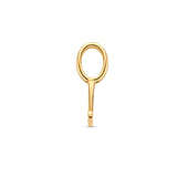 Letter L - Hanger van 14 Karaat Geelgoud - 3 x 9.5 mm