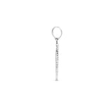 Hanger Hart en Muzieknoot 14.5 x 14.5 mm van Gerhodineerd Zilver