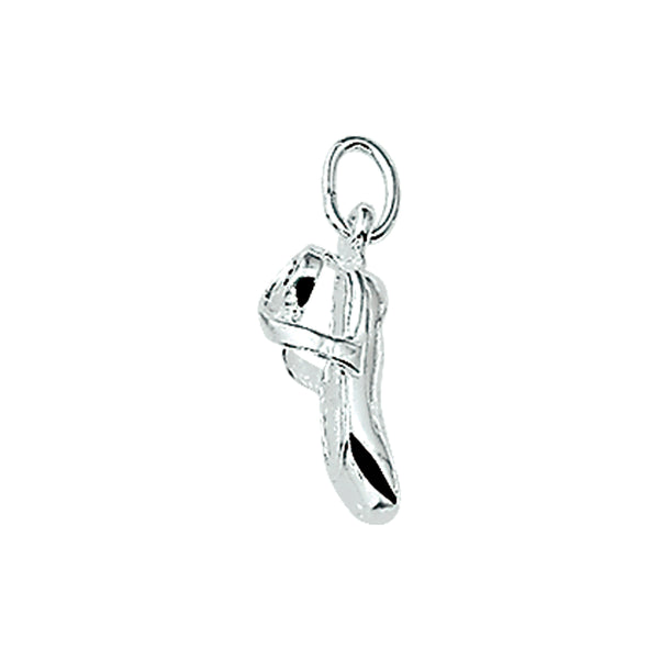 Hanger Balletschoen 4.5 x 16 mm van 925 Zilver