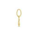 Hanger Infinity 2.5 x 10 mm van 14 Karaat Geelgoud