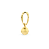 14 Karaat Geelgouden hanger met Bolletje - Diameter 3 mm