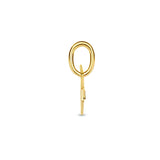 Letter Y - Hanger van 14 Karaat Geelgoud - 5.5 x 6 mm