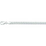 Damesarmband 5.3 mm van 925 Zilver, Visgraat Schakel (Bol) - Lengte 18cm